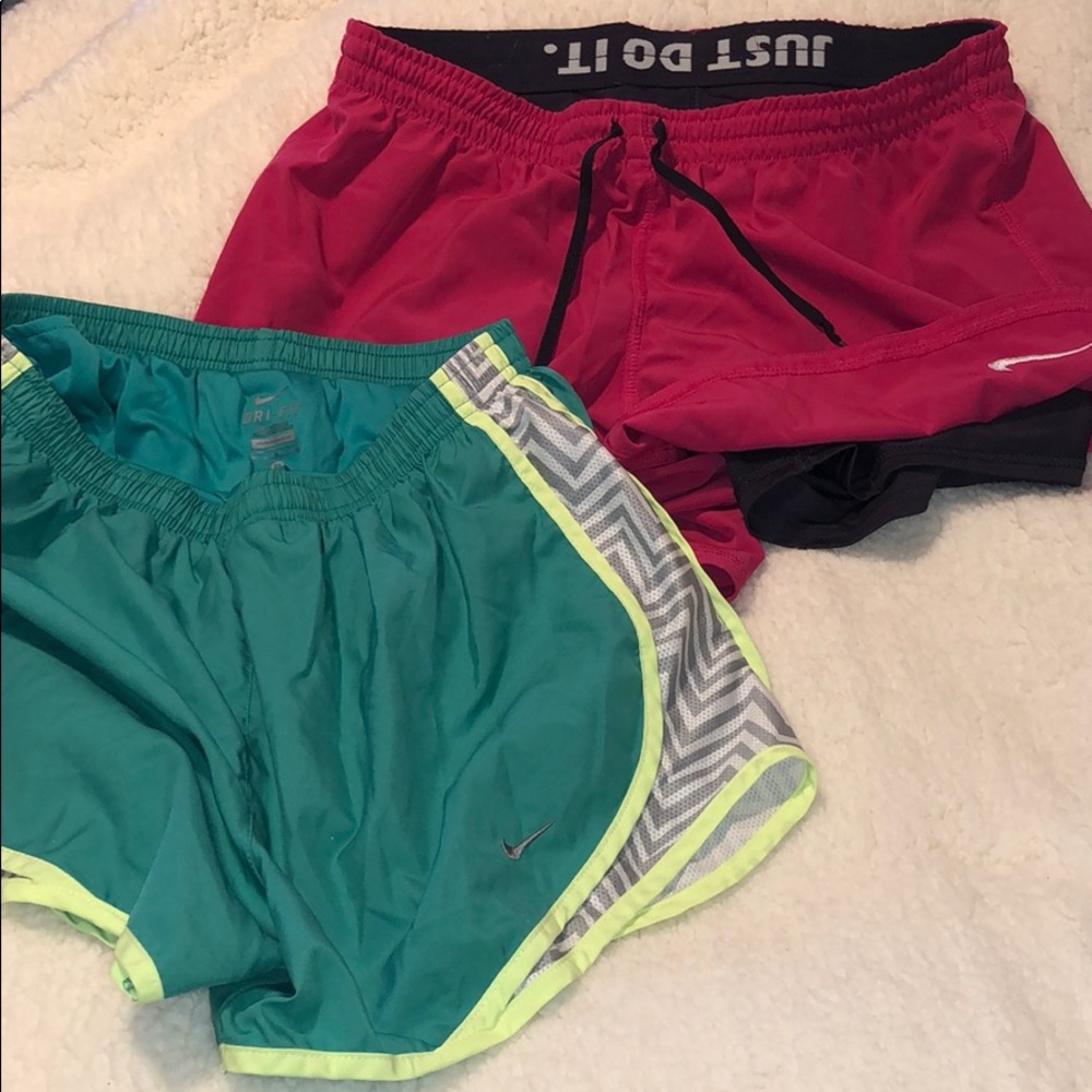 2 Pair Nike Dri Fit shorts